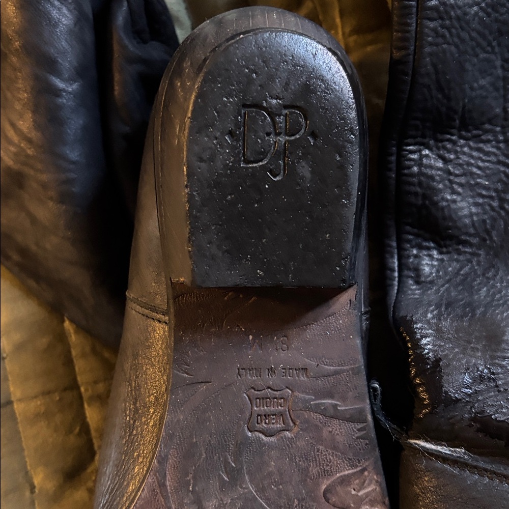 Slouch boot real leather - Picture 4 of 4